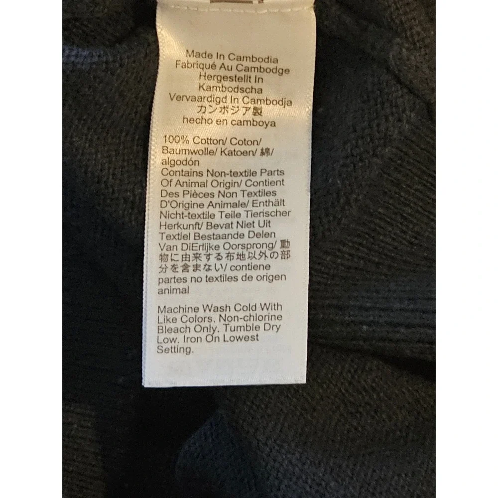 J. Crew Factory Cotton half-zip‎ sweater NWOT M